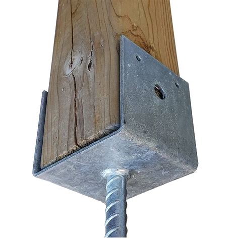 4x4 metal brackets concrete|bracket to mount 4x4 concrete.